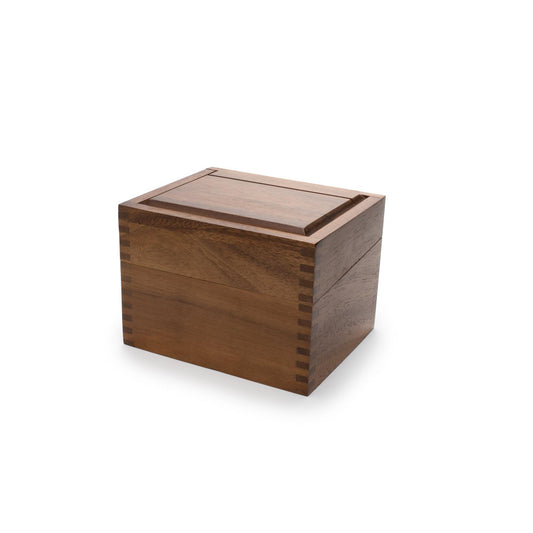 Ironwood Gourmet Acacia Wood Recipe Box - (8 Pieces)