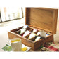 Ironwood Gourmet Acacia Wood Rectangular Tea Box - (6 Pieces)