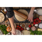 Ironwood Gourmet Acacia Wood Rolling Pin With Handles, 12" Barrel x 2.75" - (12 Pieces)