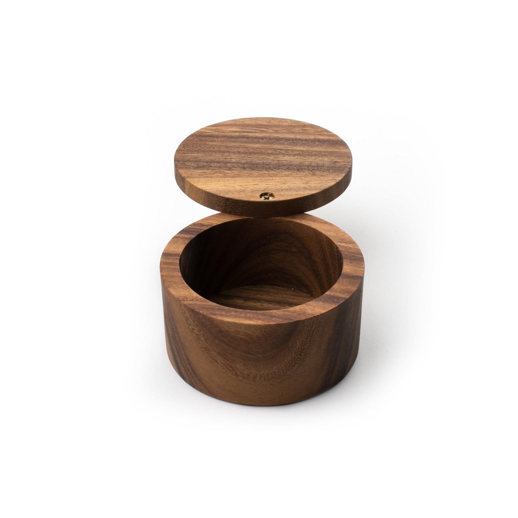 Ironwood Gourmet Acacia Wood Salt Cellar - (21 Pieces)