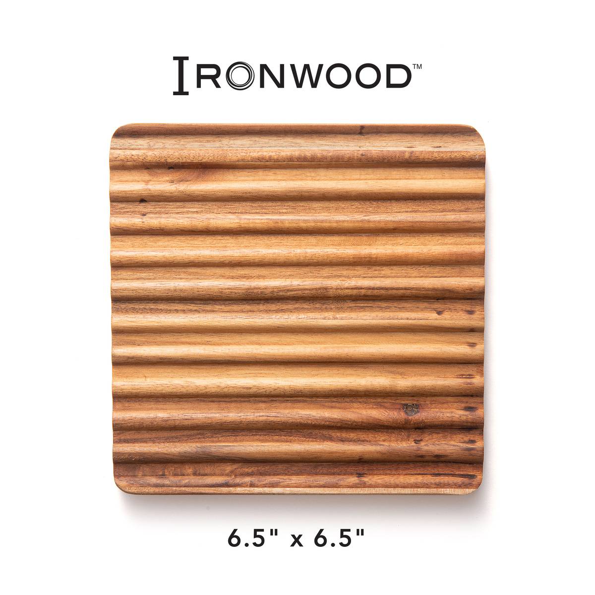 Ironwood Gourmet Acacia Wood Sedona Trivet - (20 Pieces)