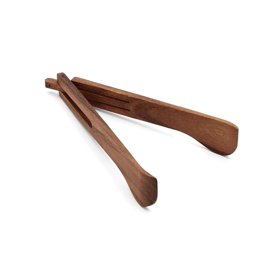 Ironwood Gourmet Acacia Wood Spring Salad Tongs - (22 Pieces)