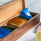 Ironwood Gourmet Acacia Wood Townhouse Tea Box - (9 Pieces)