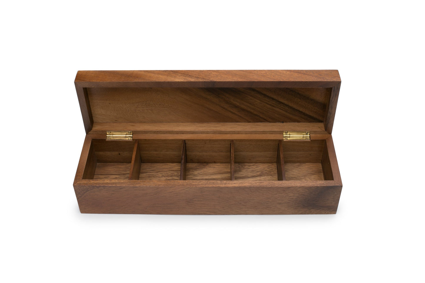 Ironwood Gourmet Acacia Wood Townhouse Tea Box - (9 Pieces)