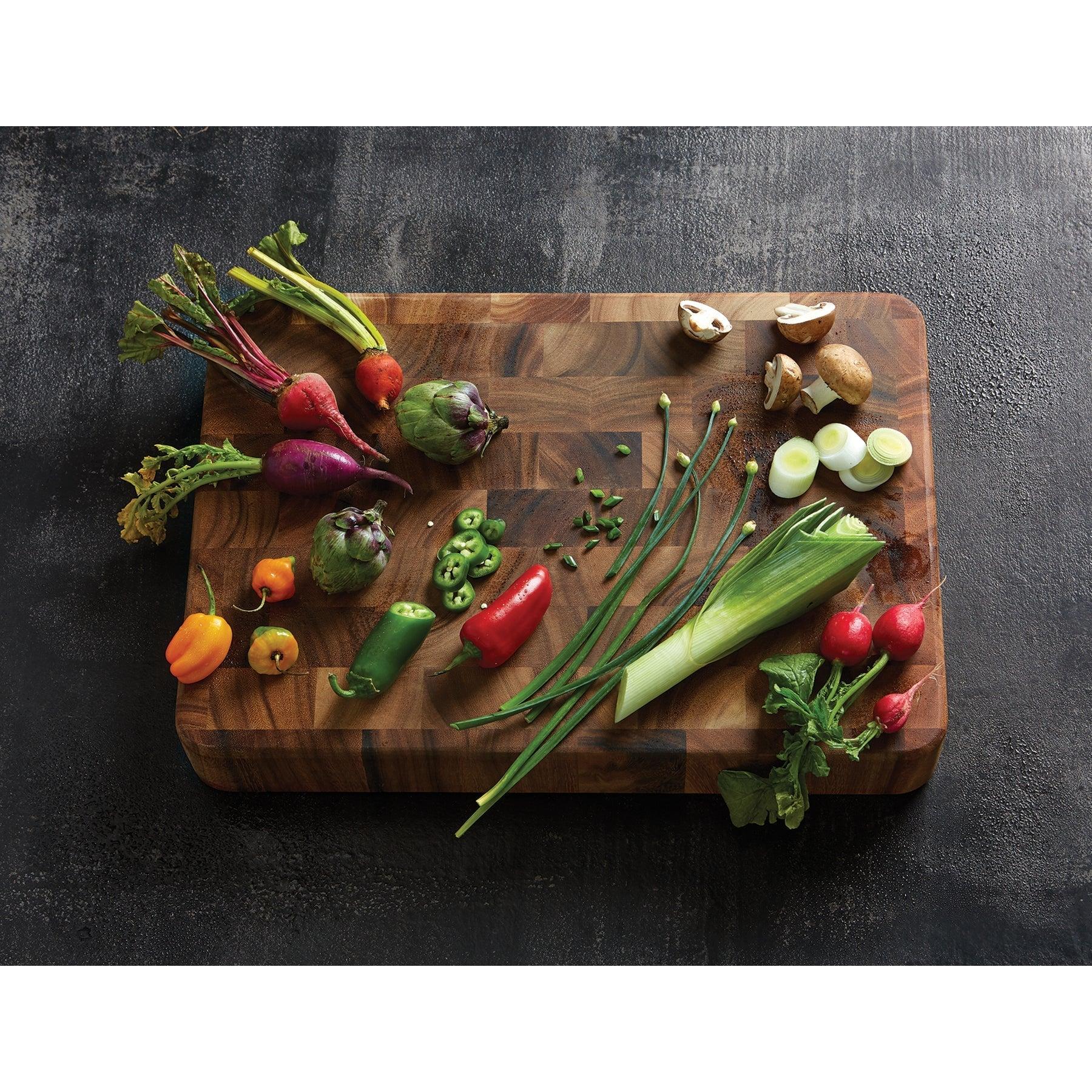 Ironwood Gourmet Acacia Wood Union Stock Yard 3" Butcher Block - (3 Pieces)