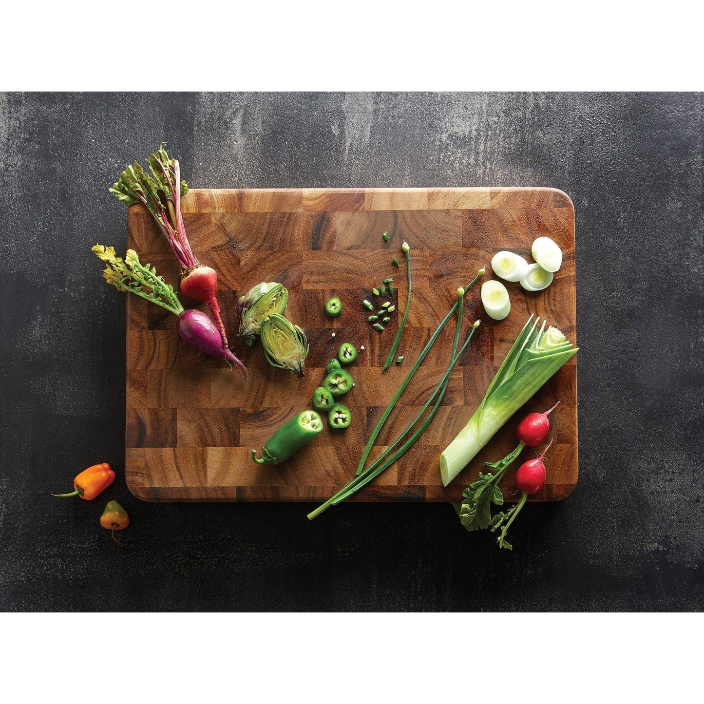 Ironwood Gourmet Acacia Wood Union Stock Yard 3" Butcher Block - (3 Pieces)