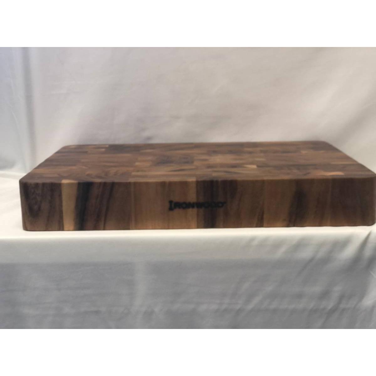 Ironwood Gourmet Acacia Wood Union Stock Yard 3" Butcher Block - (3 Pieces)