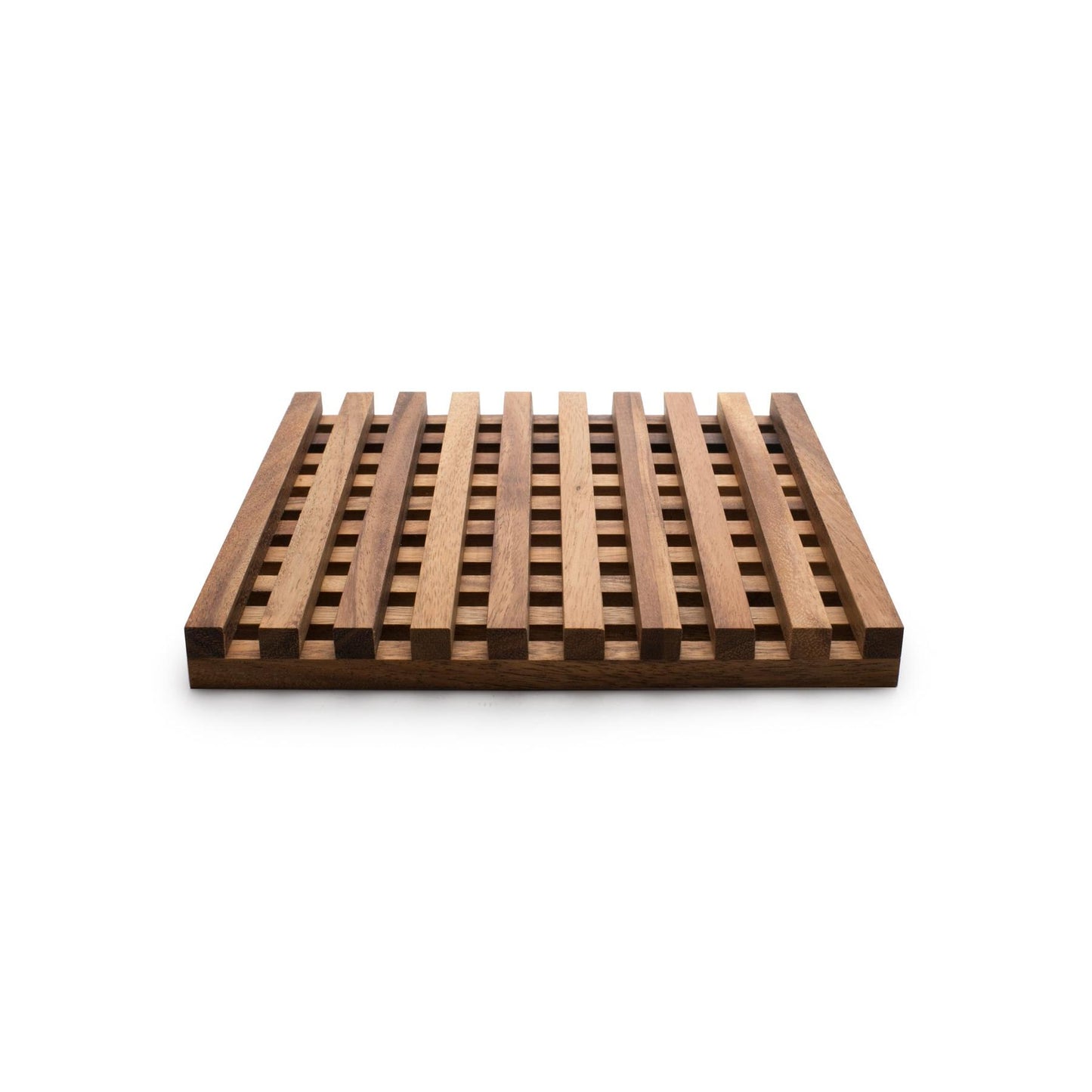Ironwood Gourmet Acacia Wood Venetian Trivet - (16 Pieces)