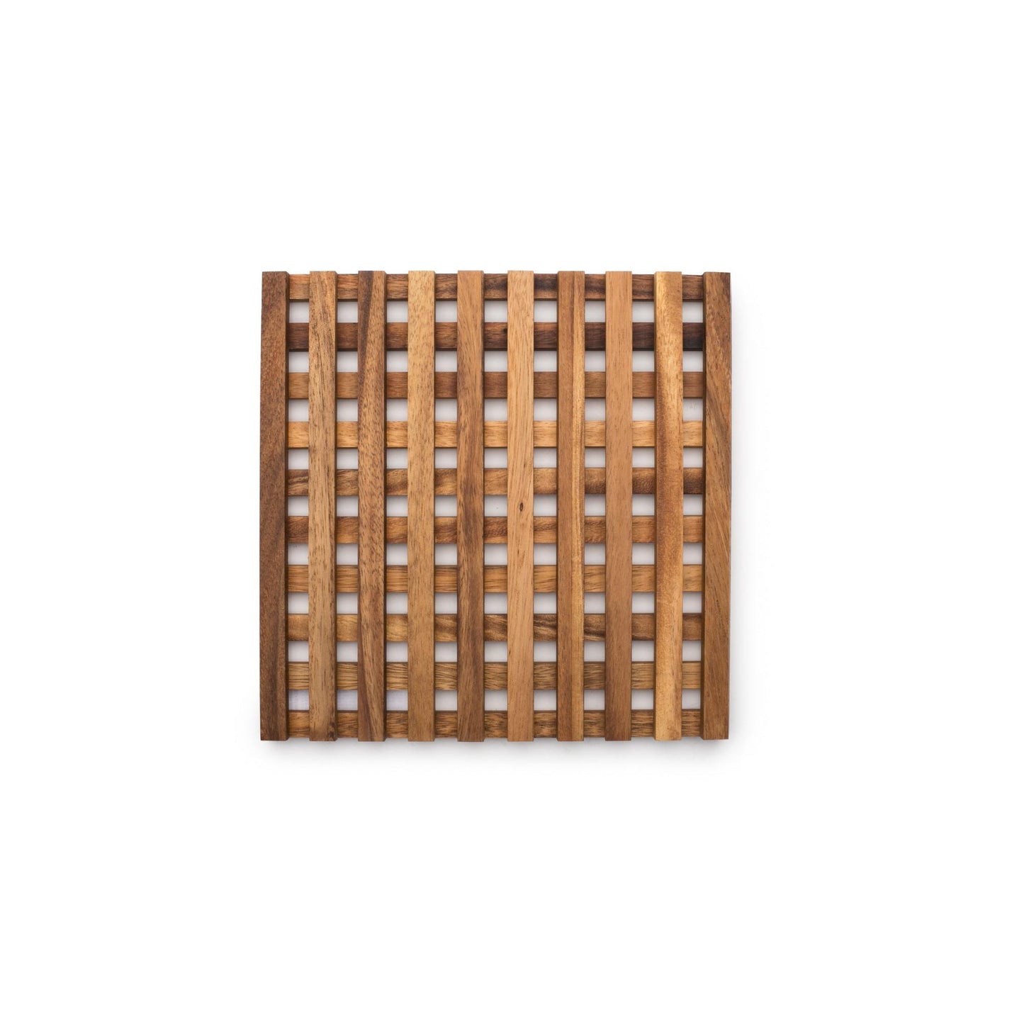 Ironwood Gourmet Acacia Wood Venetian Trivet - (16 Pieces)
