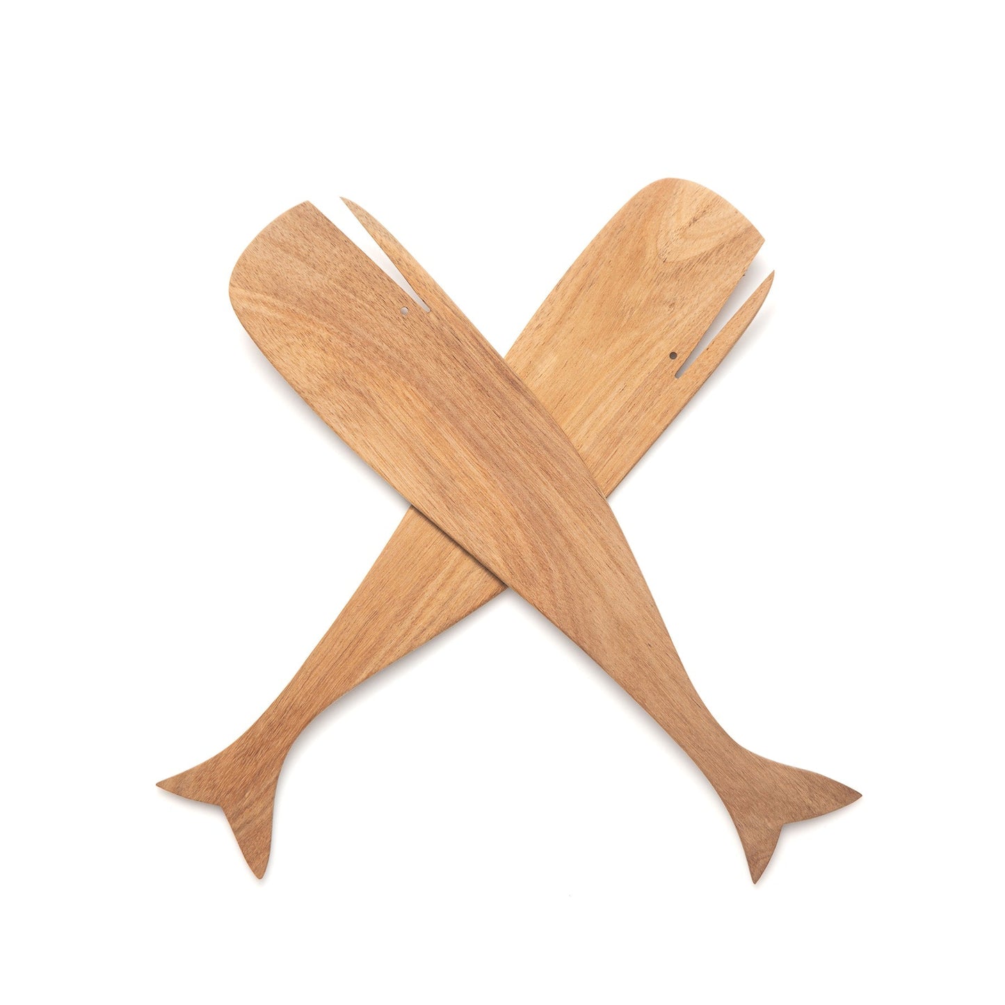 Ironwood Gourmet Acacia Wood Whale Salad Servers - (21 Sets)