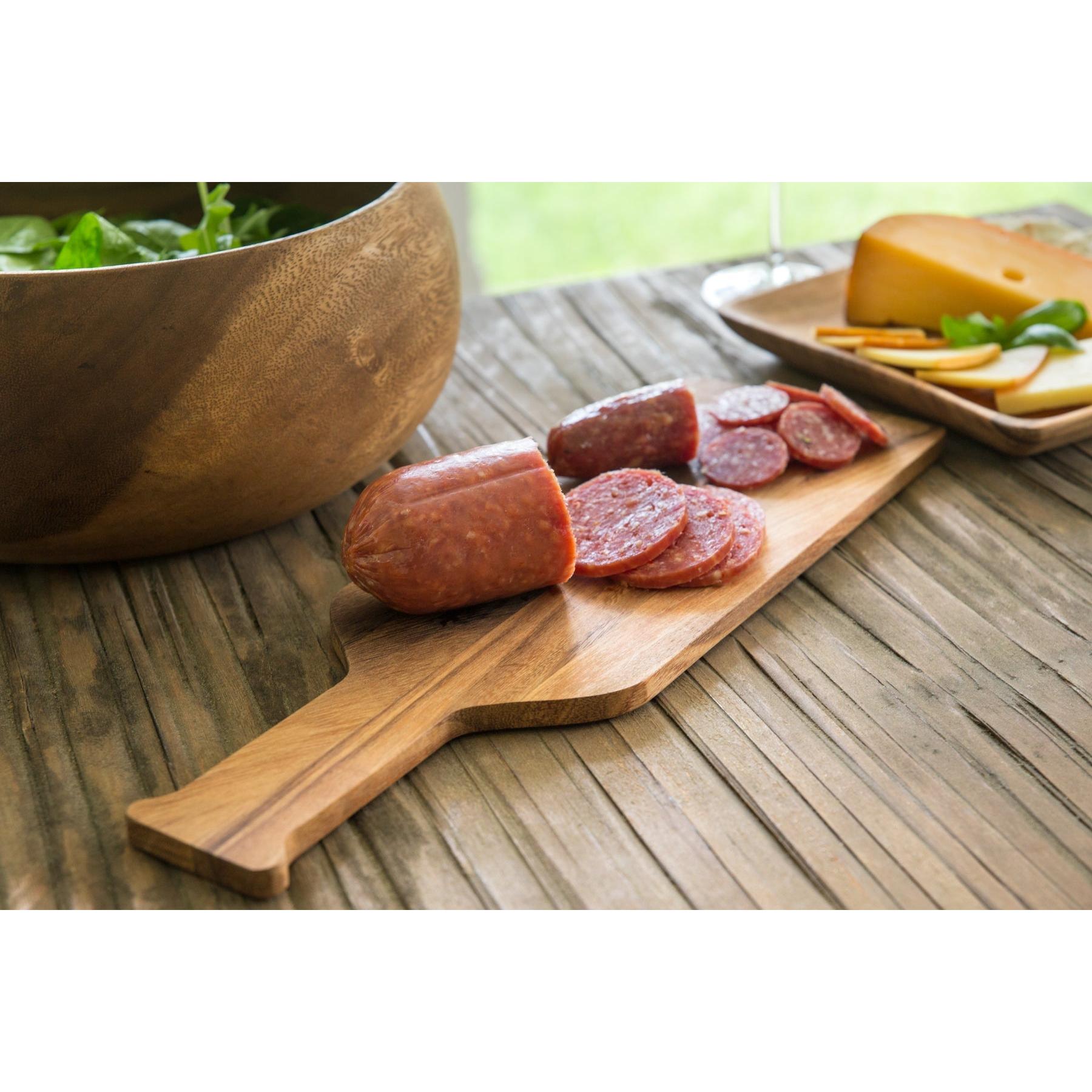 Ironwood Gourmet Acacia Wood Wine Bottle Paddle Board - (23 Pieces)