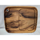 Ironwood Gourmet Fort Worth Acacia Wood Steak Plate - (16 Pieces)