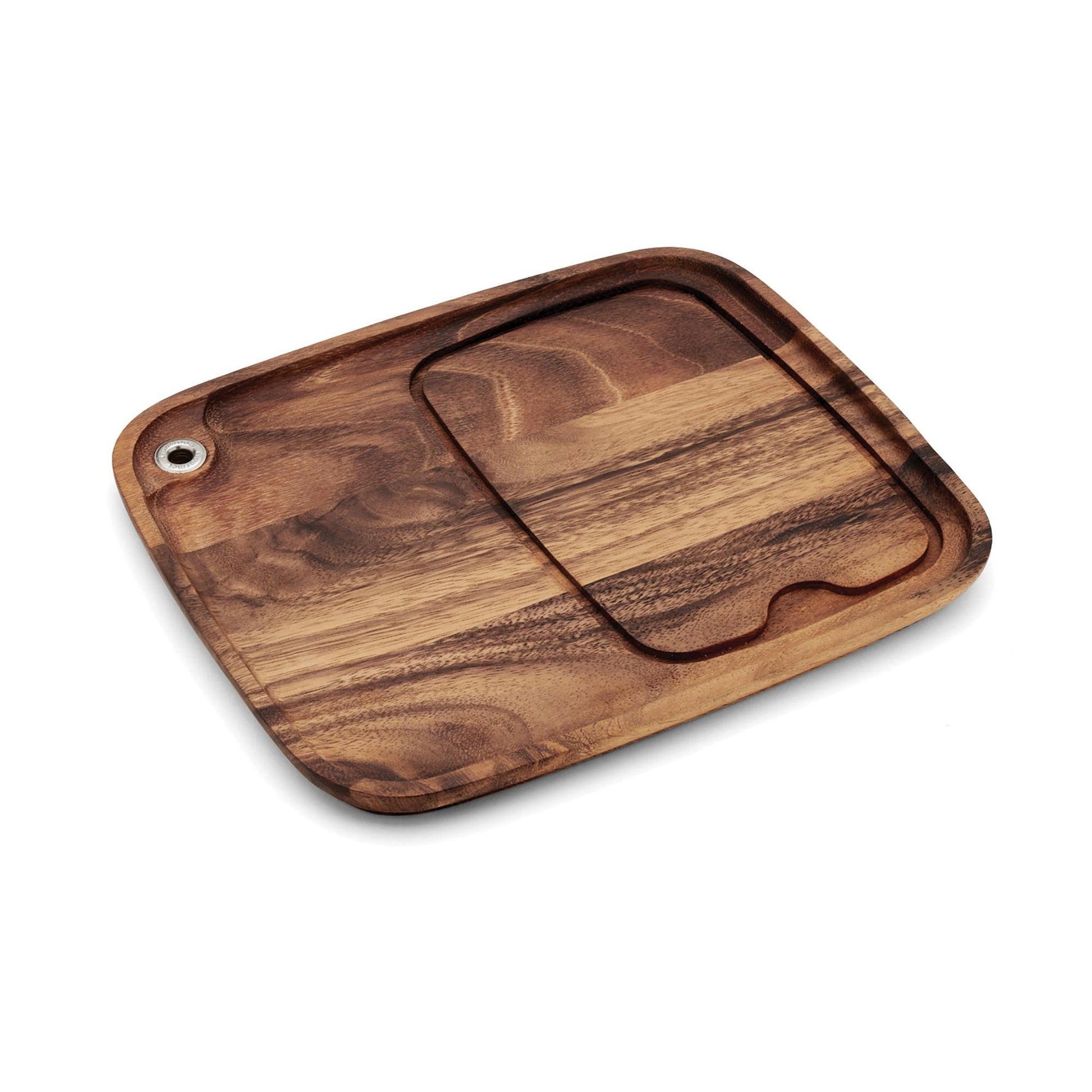 Ironwood Gourmet Fort Worth Acacia Wood Steak Plate - (16 Pieces)