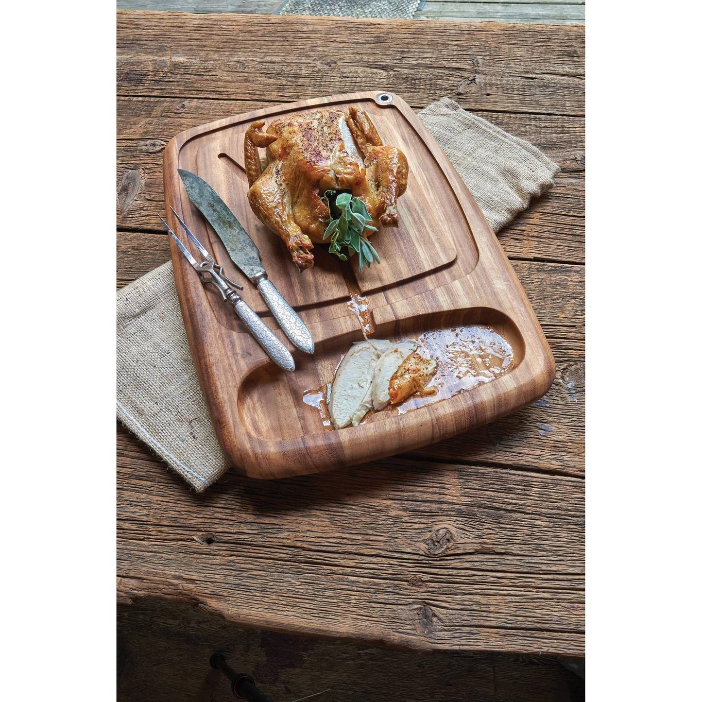 Ironwood Gourmet Kansas City Acacia Wood Carving Board - (3 Pieces)