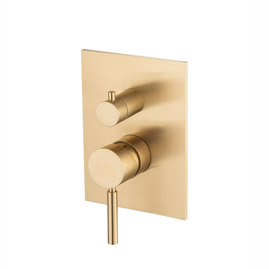 Isenberg Brushed Bronze PVD Tub / Shower Trim - 2-Output