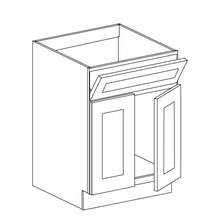 J&K Cabinetry 33" Sink Base With 2 Doors (SB33)