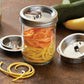Jarware 3 In 1 Spiralizer for Wide Mouth Mason Jars - (18 Pieces)