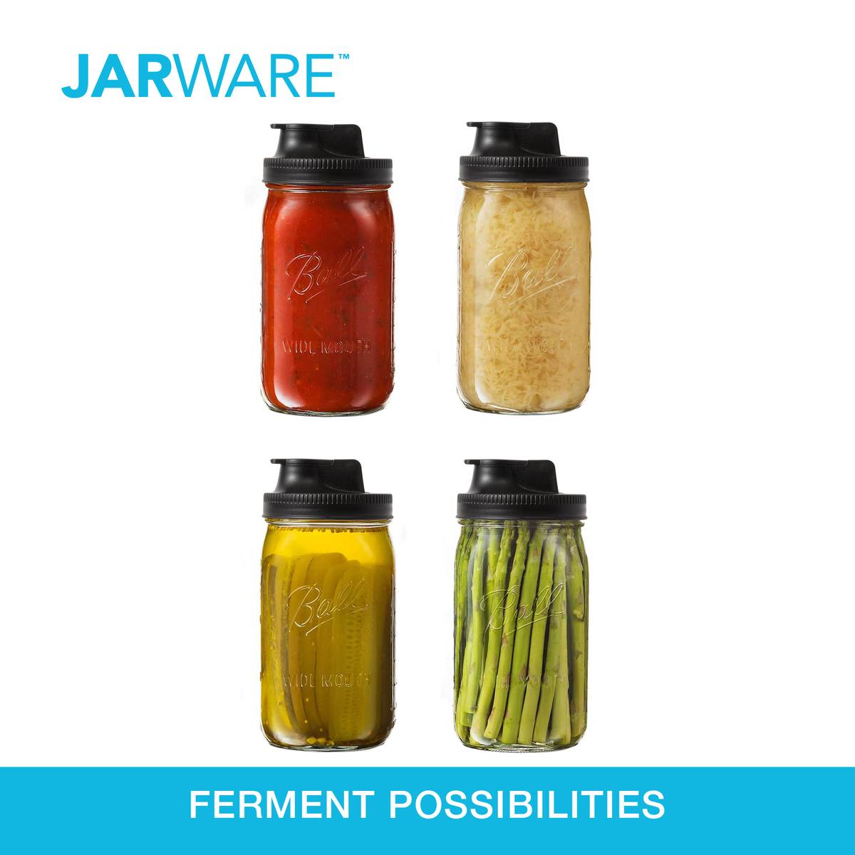 Jarware Spice Lid for Mason Jars