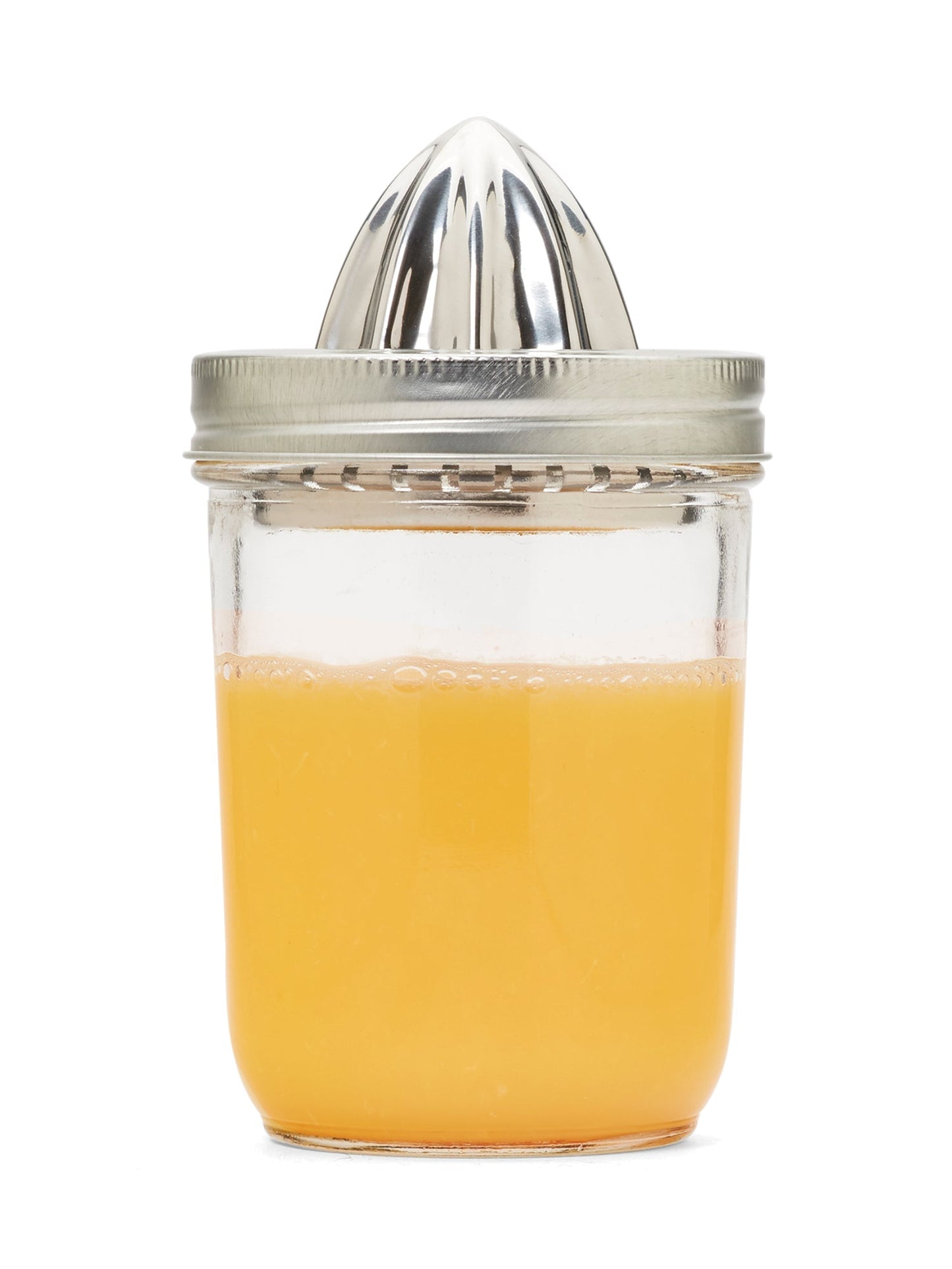 Jarware Stainless Steel Citrus Juicer Lid for Wide Mouth Mason Jars - (27 Pieces)
