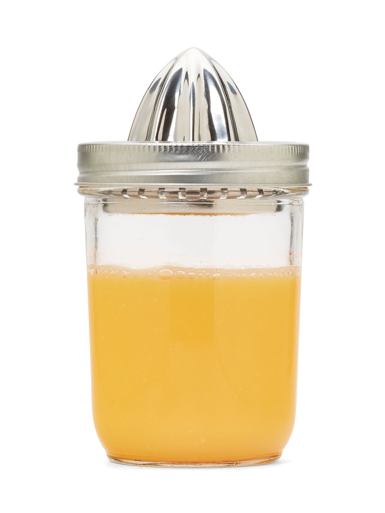 Jarware Stainless Steel Citrus Juicer Lid for Wide Mouth Mason Jars - (27 Pieces)