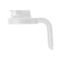Jarware White Spout Lid With Handle for Wide Mouth Jar - Set of 2 - (27 Sets)