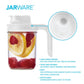 Jarware White Spout Lid With Handle for Wide Mouth Jar - Set of 2 - (27 Sets)