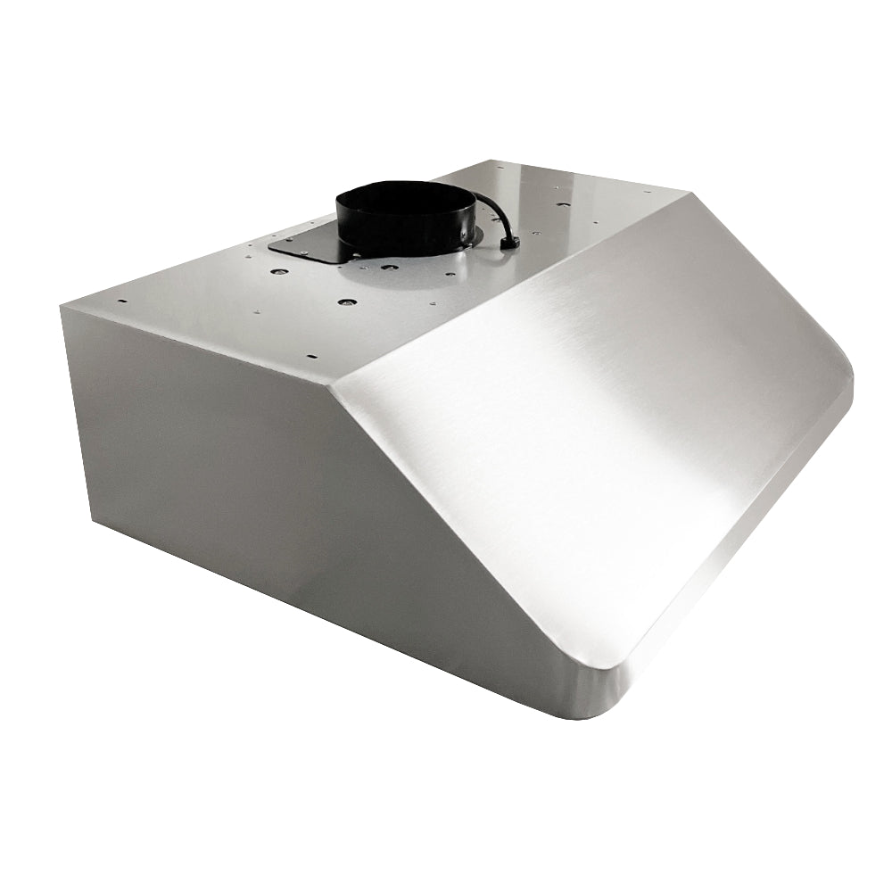 KOBE Brillia CHX91 SQB-2 Series 30" Under Cabinet Range Hood With 600 CFM Internal Blower, 3-Speed Mechanical Push Button, Easy-to-Clean Baffle Filters, and LED Lights