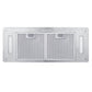 KOBE Brillia INX28 SQ-700-2 Series 30" Insert or Built-in Range Hood With 550 CFM Internal Blower, 3-Speed Mechanical Push Button, Dishwasher-Safe Honeycomb Filters and Aluminum Mesh Filters, and LED Lights
