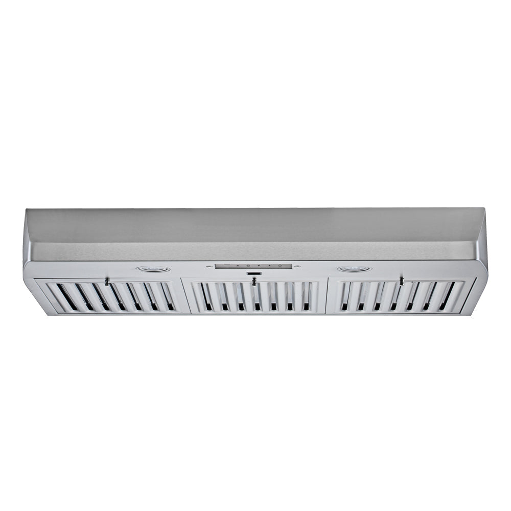 KOBE Premium CH22 SQB6-XX Series 36" Hands-Free Under Cabinet Range Hood With Flame and Temperature Sensor, Delay Shutoff, and 3-Level Lighting