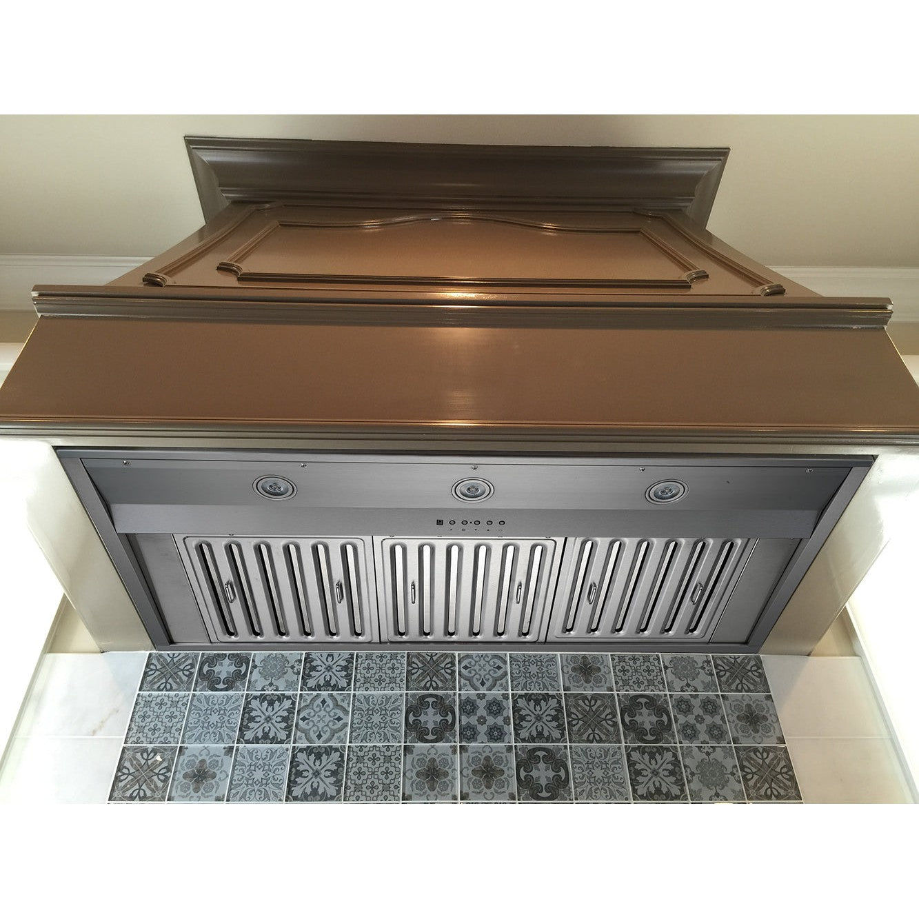 KOBE Premium IN26 SQB-1200-1 Series 48" Insert or Built-in Range Hood With 1200 CFM Internal Blower, 6-Speed Electronic Button Control, Delay Shut Off, and Multi-Level Lighting