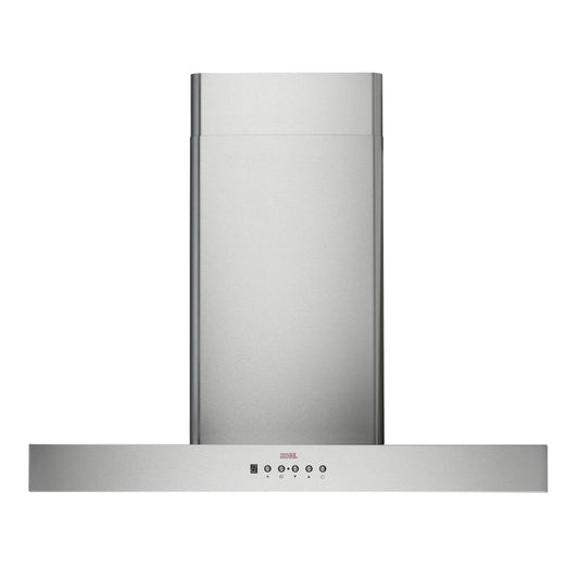 KOBE Premium Mila CH77 SQ6-XX Series 30" Hands-Free Wall Mount Range Hood With Flame and Temperature Sensor, Delay Shutoff, 3-Level Lighting, and Parametric Suction