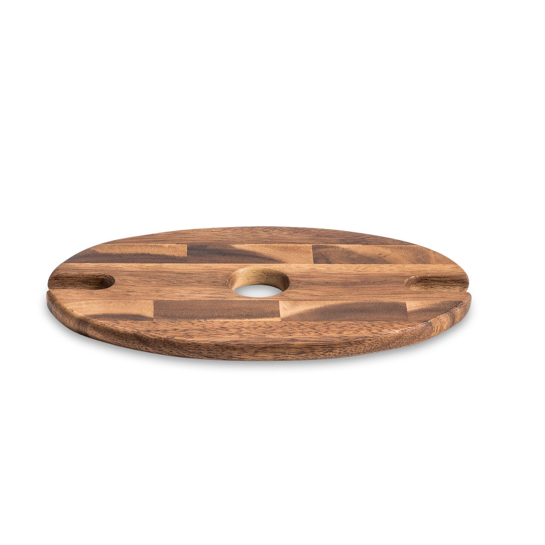 Kalmar Home 10" x 6" Wine Glass Holder with End Grain