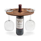 Kalmar Home 10" x 6" Wine Glass Holder with End Grain