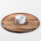 Kalmar Home 15" x 15" Large Chip n Dip with Ceramic Bowl
