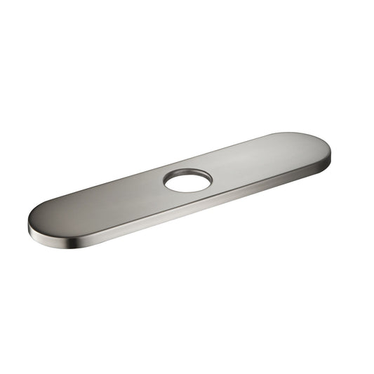 Kibi 10" Kitchen Faucet Hole Cover In Brushed Nickel Finish