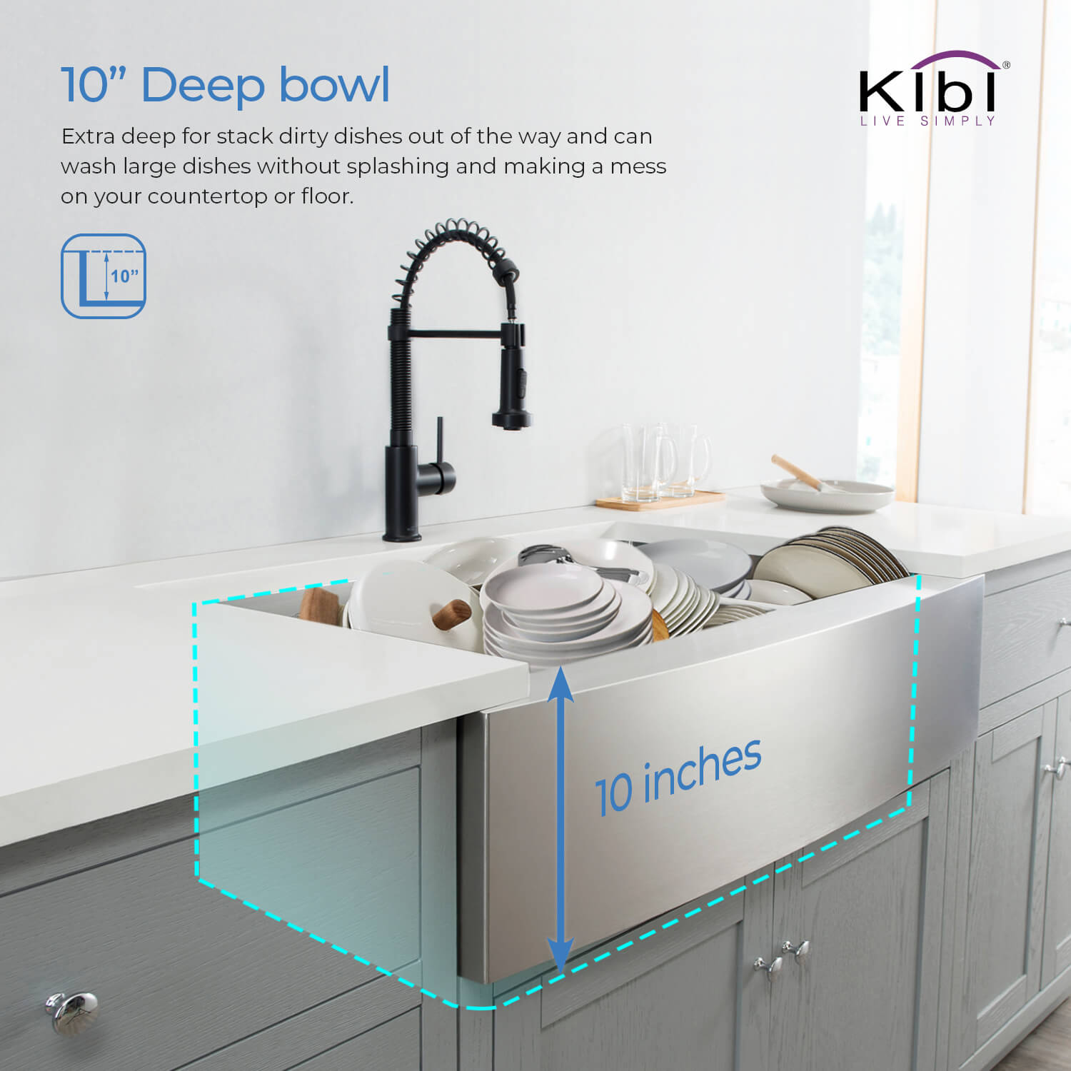 Kitchen Sink Strainer - K-ST1 - KIBI USA