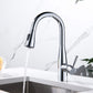 Kibi Bari Single Handle Pull Down Kitchen Bar Sink Faucet With Soap Dispenser in Chrome Finish