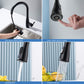 Kibi Bari-T Single Handle Pull Down Kitchen Sink Faucet in Matte Black Finish