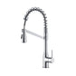 Kibi Largo Single Handle Pull Down Kitchen Faucet in Chrome Finish