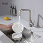 Kibi Macon Single Handle High Arc Kitchen Bar Sink Faucet in Brushed Nickel Finish