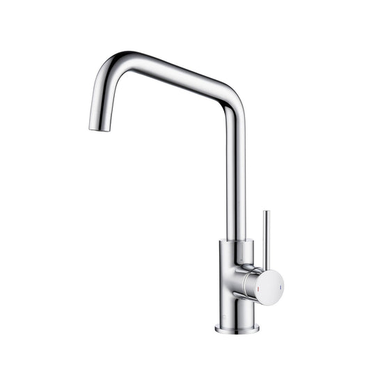 Kibi Macon Single Handle High Arc Kitchen Bar Sink Faucet in Chrome Finish
