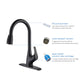 Kibi Single Handle Pull Down Kitchen Faucet In Oil Rubbed Bronze Finish