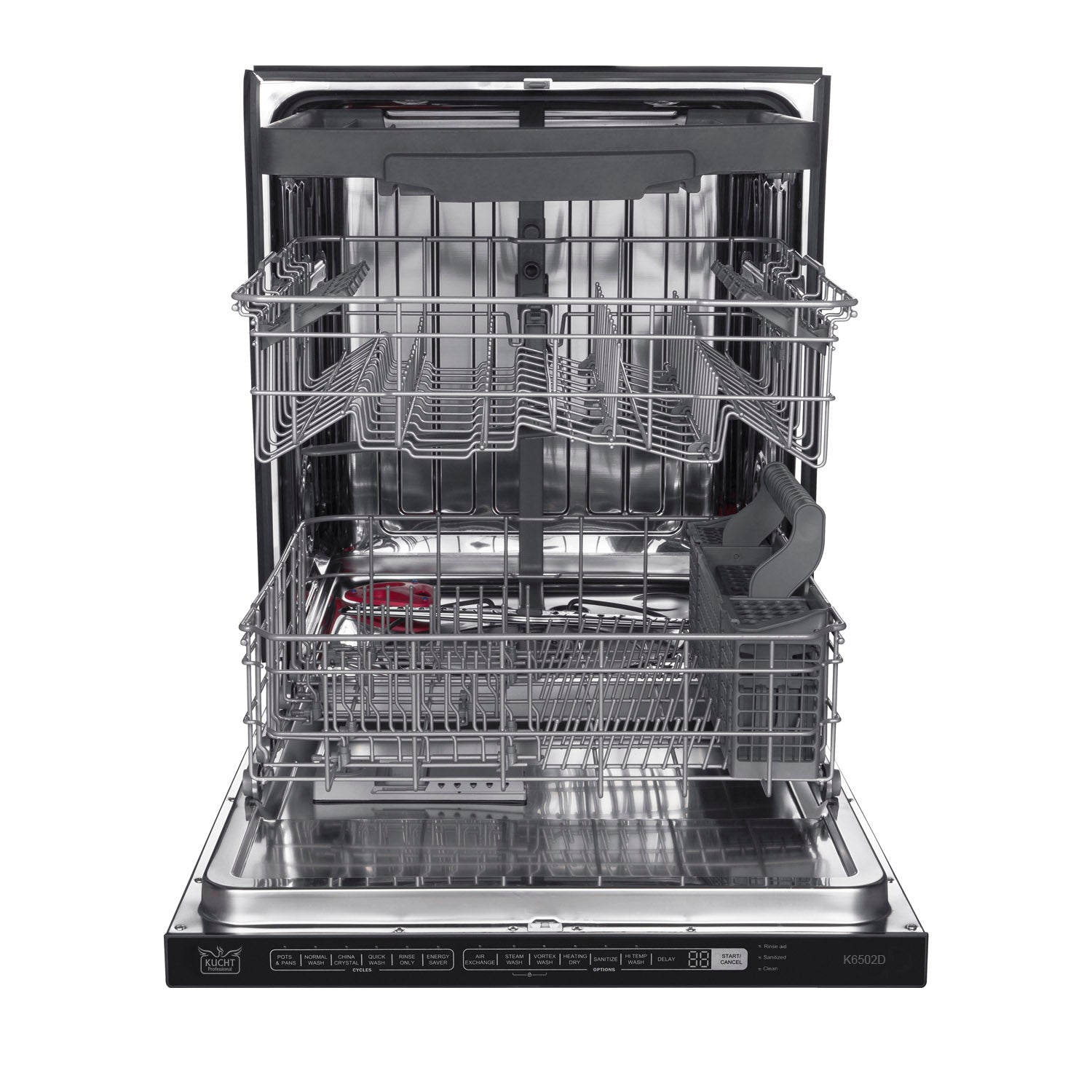 Kucht 24" Stainless Steel Top Control Dishwasher With Multiple Filter System