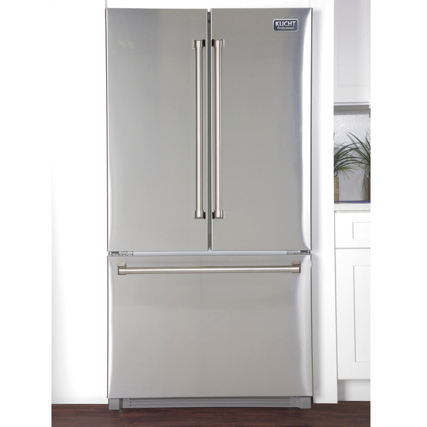 Kucht 36" 26 Cu. Ft. Black French Door Refrigerator With Interior Ice Maker