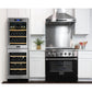 Kucht KDF Series 36" Black Freestanding Propane Gas Dual Fuel Range With 6 Burners