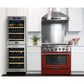 Kucht KDF Series 36" Red Freestanding Propane Gas Dual Fuel Range With 6 Burners