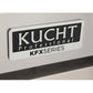 Kucht KFX Series 36" Freestanding Natural Gas Range With 6 Burners and Royal Blue Knobs