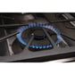 Kucht KRD Series 30" Freestanding Natural Gas Dual Fuel Range With 4 Burners and Royal Blue Knobs