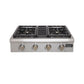 Kucht KRT Series 30" Natural Gas Range-Top With 4 Burners and Royal Blue Knobs