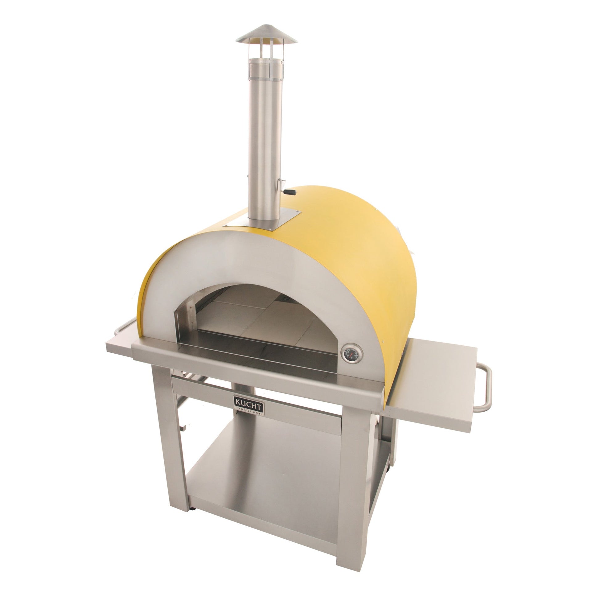 Kucht Venice Yellow Outdoor Pizza Oven With All-Weather Cover